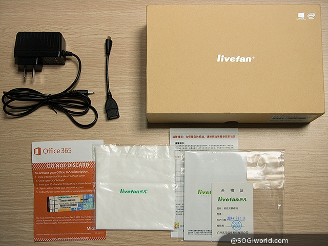 乐凡-livefan-F8C-WIN8-平板电脑-真机照-实拍图-外观图 乐凡-livefan-F8C-WIN8-平板电脑-实拍图-配件