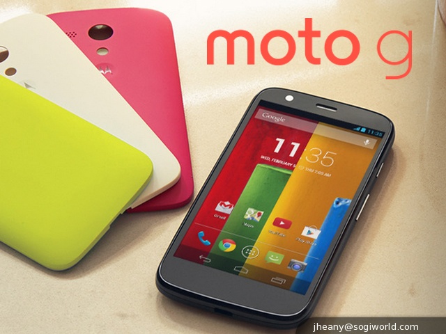 MOTO G from MOTOROLA website