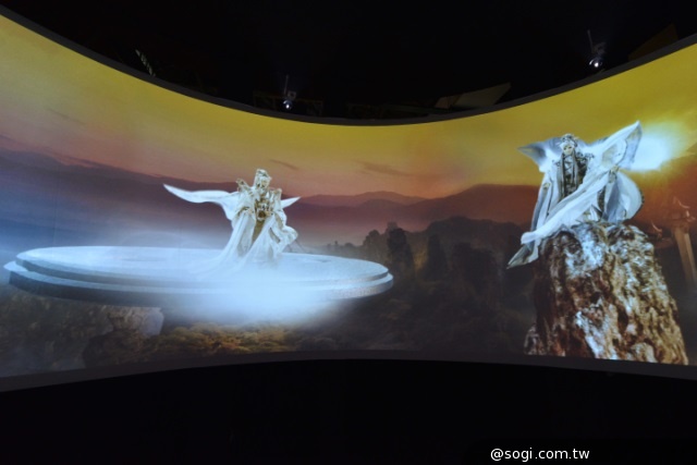 Optoma實績 霹靂大展揭幕 環型投影3D立體 浮空互動投影