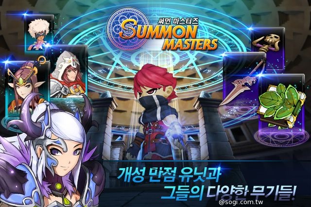 韓國人氣手遊《Summon Masters》職業設定及戰鬥模式公開