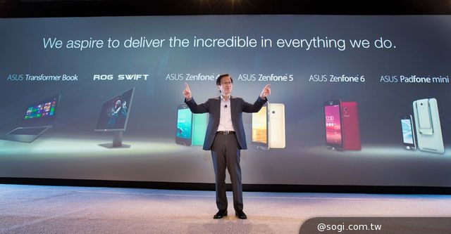 2014 CES 華碩發表智慧手機ZenFone 變形筆電Transformer Book Duet