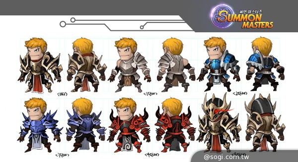 《SUMMON MASTERS》手繪設定圖釋出 中文名稱票選開跑