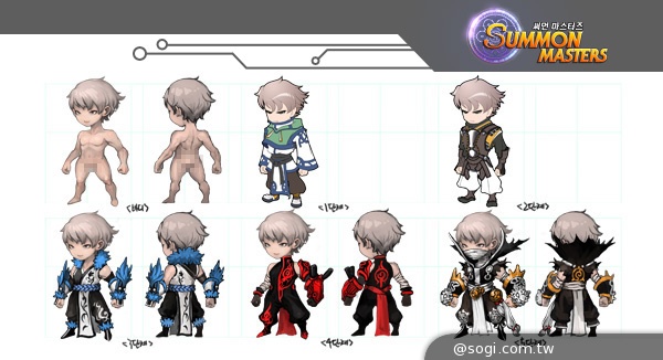 《SUMMON MASTERS》手繪設定圖釋出 中文名稱票選開跑