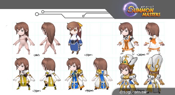 《SUMMON MASTERS》手繪設定圖釋出 中文名稱票選開跑