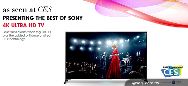 2014 CES Sony 放肆玩創意 引領4K影音趨勢 突破可攜式裝置界線