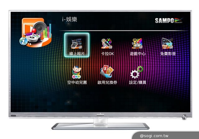 聲寶Smart LED結合LiTV  強推家庭影音《i娛樂》