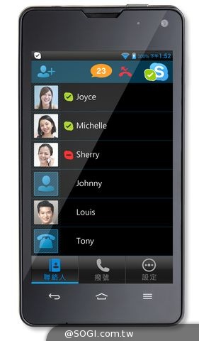 連科通訊成立PChomeTalk 推出全球第一支Skype安卓專用機