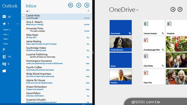 微軟發表OneDrive免費雲端儲存服務  收藏生活每一刻