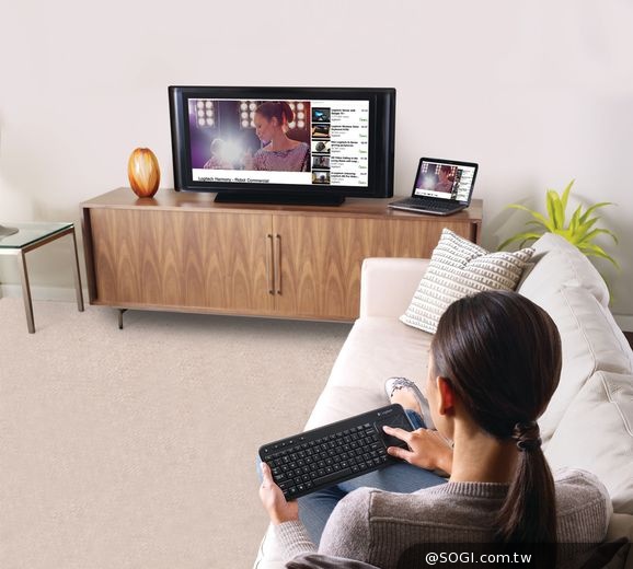 羅技無線觸控板鍵盤 K400r、藍牙音箱 Z600 居家影音新典範