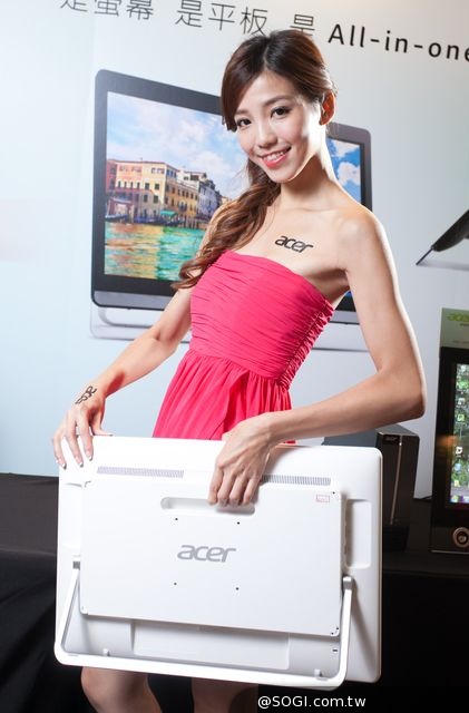 Acer Smart液晶顯示器 四核心Android白色新品上市