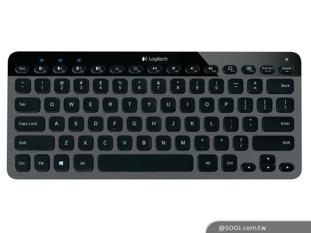 羅技藍牙炫光鍵盤K810、藍牙滑鼠M557享受有效率的體驗 羅技藍牙炫光鍵盤K810、藍牙滑鼠M557享受有效率的體驗