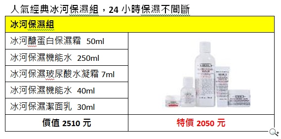 Kiehl's契爾氏母親節特惠組合 加倍選擇、容量與優惠 Kiehl's契爾氏母親節特惠組合 加倍選擇、容量與優惠