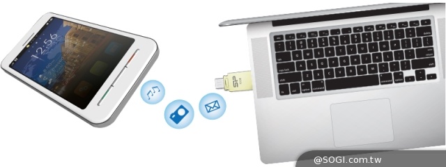 廣穎電通USB OTG隨身碟 Mobile X10及Touch T01 Mobile行動存儲