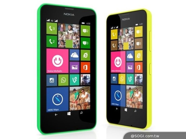 NOKIA Lumia 630雙卡雙待智慧機 微軟Build2014開發者大會亮相