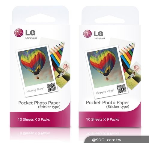 LG Pocket photo口袋相印機 全新貼紙款相紙玩樂上市 LG Pocket photo口袋相印機 全新貼紙款相紙玩樂上市