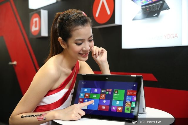 Lenovo春電展週六裝扮「千頌伊」搶答 免費帶回Yoga Tablet Lenovo春電展週六裝扮「千頌伊」搶答 免費帶回Yoga Tablet