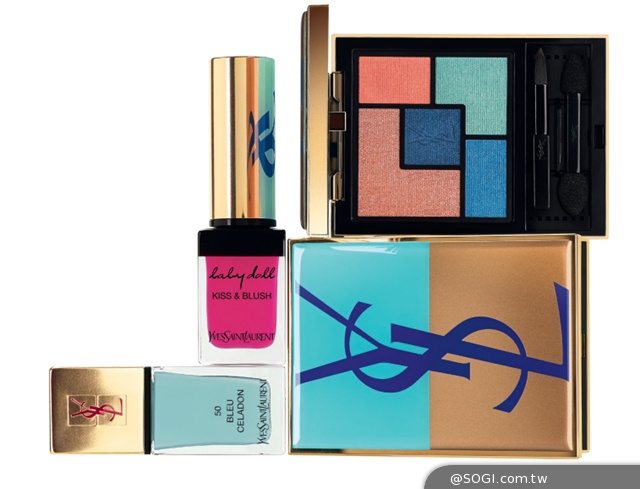YSL 2014夏季限量彩妝 一場「藍與光」的美麗邂逅 YSL 2014夏季限量彩妝 一場「藍與光」的美麗邂逅