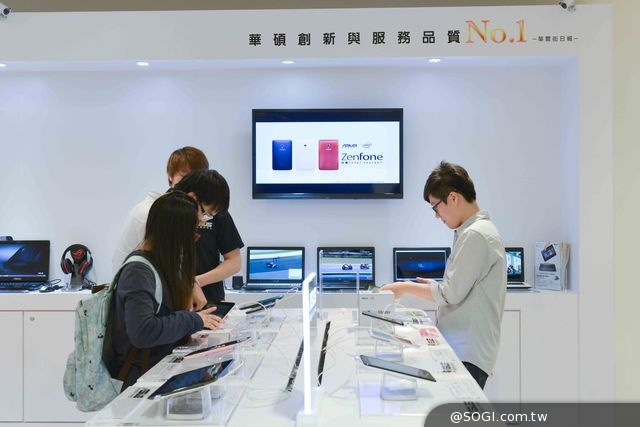 華碩旗艦展示中心聯合開幕  全台首創「維修取件免下車」