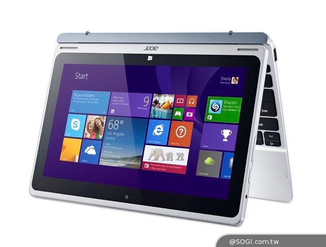 宏碁10.1吋二合一平板筆電 Aspire Switch 10四種使用模式