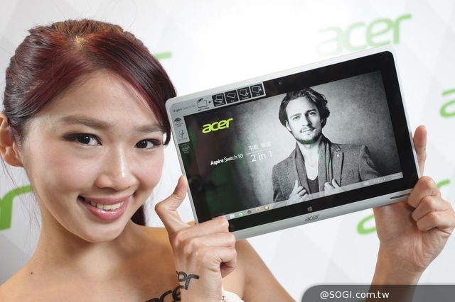 宏碁10.1吋二合一平板筆電 Aspire Switch 10四種使用模式
