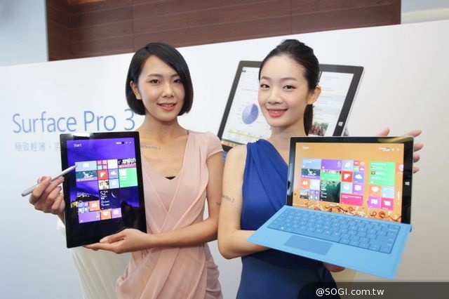 Surface Pro 3極致輕巧、效能強大 台灣列為首波海外上市名單 Surface Pro 3極致輕巧、效能強大 台灣列為首波海外上市名單