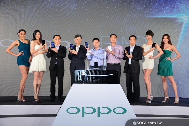 至美手機品牌OPPO磅礡抵台 發表旗艦機種Find 7