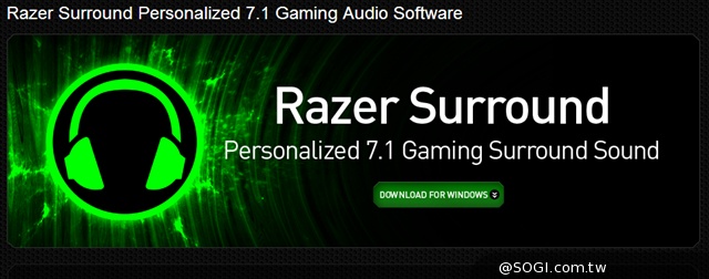 Razer慈善活動 把握最後期限免費下載Surround Sound