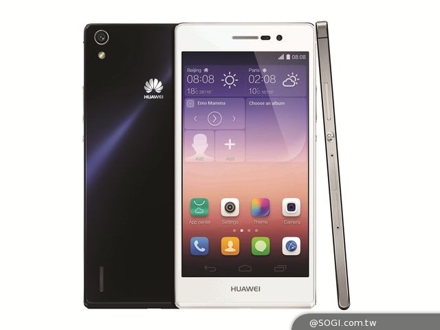 華為4G潮流美型 時尚雙機 Ascend P7與MediaPad X1 7.0