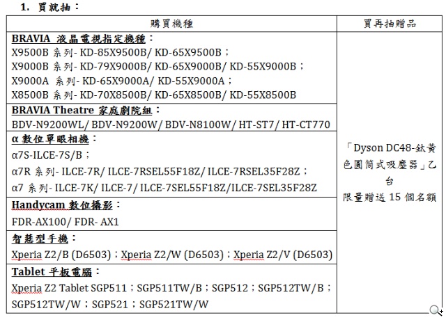 Sony夏季尊榮獻禮活動 BRAVIA液晶電視旗艦款暑期上市 Sony夏季尊榮獻禮活動 BRAVIA液晶電視旗艦款暑期上市