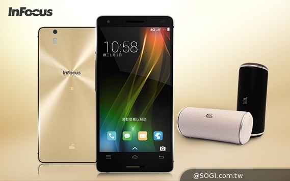 InFocus重點機M810吸睛上市 5.5吋Full HD大螢幕 4G全頻飆網