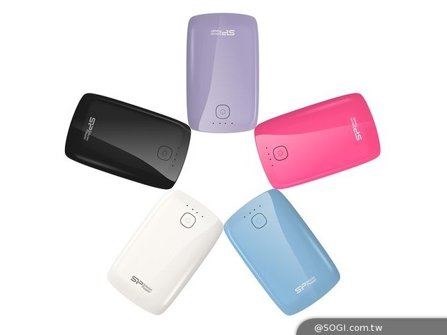 SP廣穎電通五型五色Power P51/P81/P101大容量時尚行動電源 SP廣穎電通五型五色Power P51/P81/P101大容量時尚行動電源