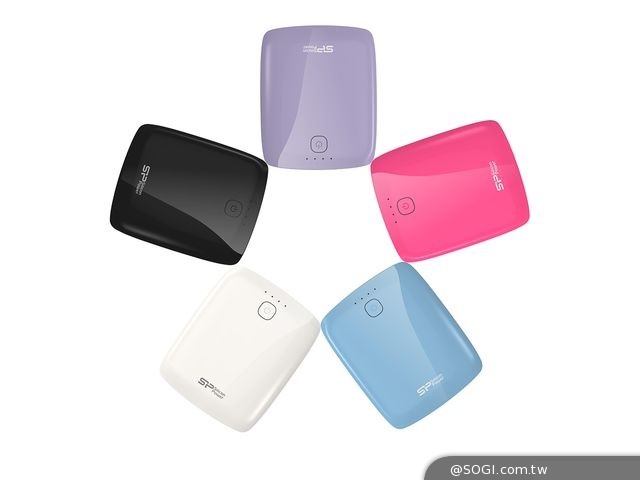 SP廣穎電通五型五色Power P51/P81/P101大容量時尚行動電源 SP廣穎電通五型五色Power P51/P81/P101大容量時尚行動電源