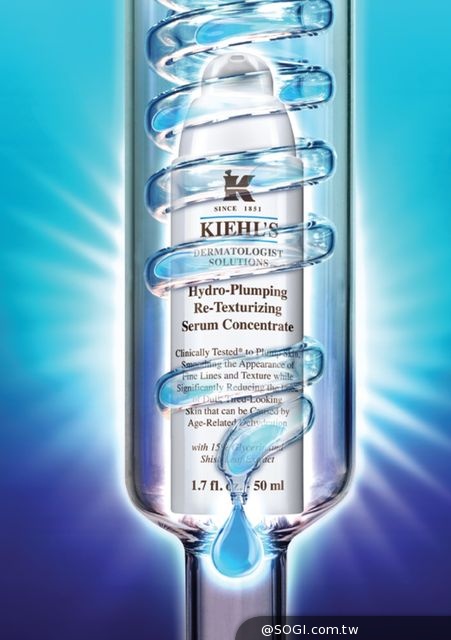 Kiehl's契爾氏「微抗老保濕科技」超彈潤青春水精華全新上市 Kiehl's契爾氏「微抗老保濕科技」超彈潤青春水精華全新上市
