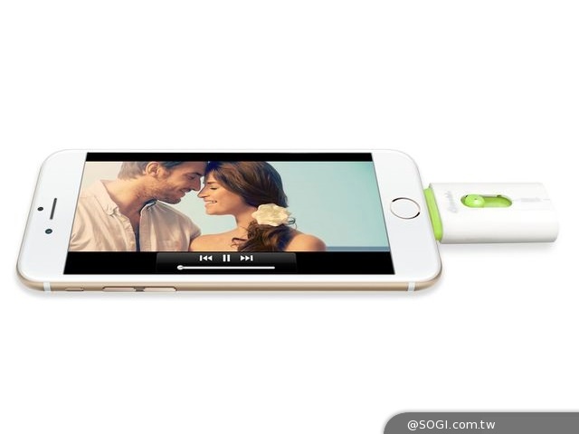 Apple認證Lightning雙向儲存碟讓您的 iPhone 6容量無限大