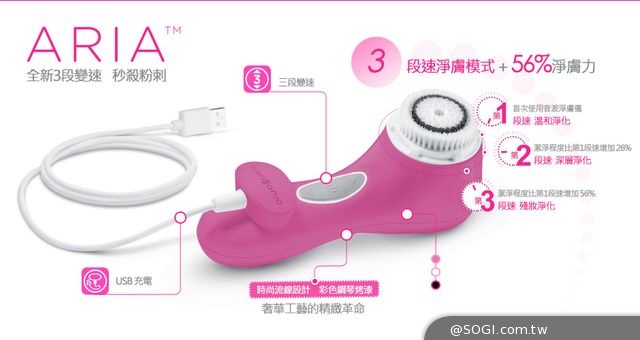 Clarisonic 科萊麗洗臉時尚 台灣搶先限量首賣摩登金、時尚銀 Clarisonic 科萊麗洗臉時尚 台灣搶先限量首賣摩登金、時尚銀