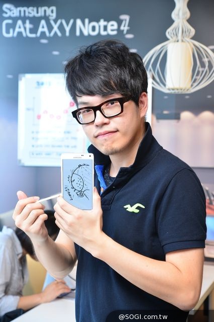 大螢幕機皇 有筆較強 三星GALAXY Note 4耀眼亮相