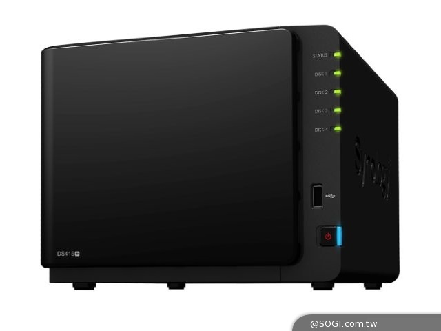 Synology發表DiskStation DS415+專為密集任務與加密需求優化 Synology發表DiskStation DS415+專為密集任務與加密需求優化