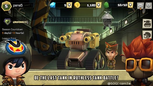 《終極坦克 Top Tank》Android版 即時對陣的坦克動作遊戲