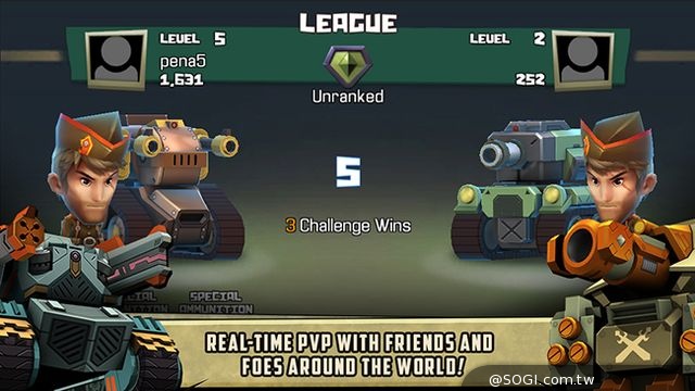 《終極坦克 Top Tank》Android版 即時對陣的坦克動作遊戲