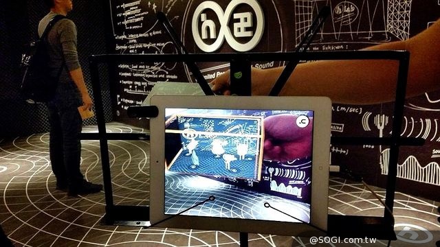 2014台灣設計師週 h.lab大玩聽覺設計 AR互動聲波帶走演繹