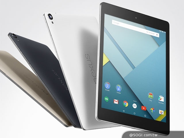 Google與HTC共推NEXUS 9 全球首款Android Lollipop系統的平板電腦 Google與HTC共推NEXUS 9 全球首款Android Lollipop系統的平板電腦