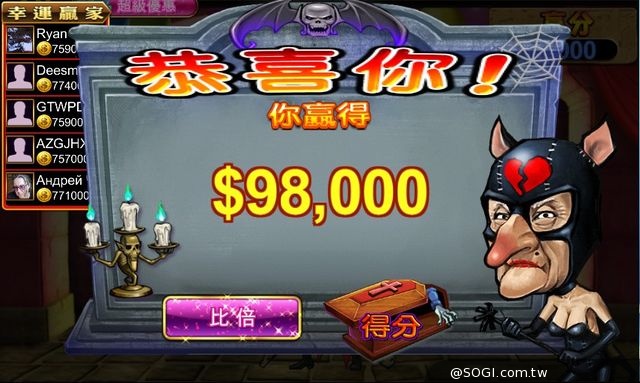 《炫轉樂園Slots Paradise》新玩法「寶石館比倍」十月活動同步開跑