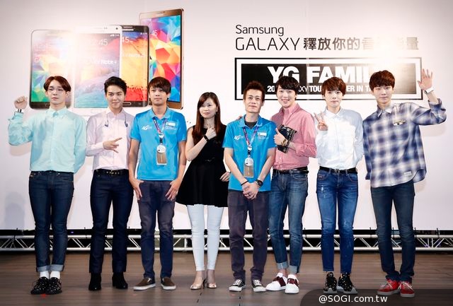 三星GALAXY系列粉絲獨享 韓流娛樂大廠YG FAMILY星魅力