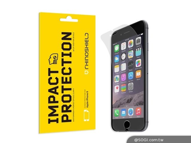 犀牛盾螢幕保護貼 5倍耐衝擊保護力 為iPhone6加強保險 犀牛盾螢幕保護貼 5倍耐衝擊保護力 為iPhone6加強保險