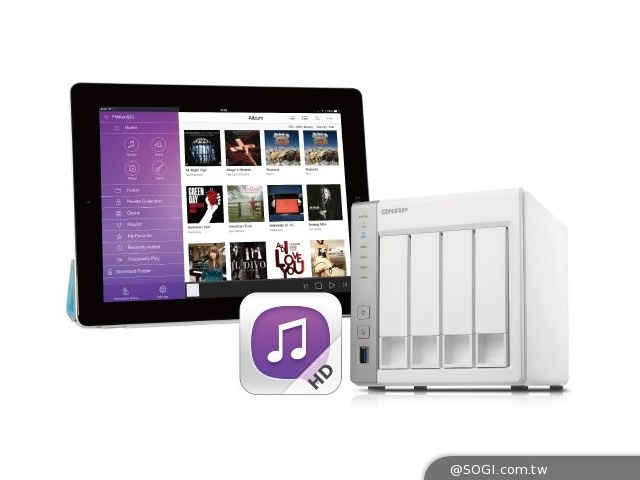 威聯通推出iPad App「Qmusic HD」隨時串流 Turbo NAS 上的音樂收藏 威聯通推出iPad App「Qmusic HD」隨時串流 Turbo NAS 上的音樂收藏