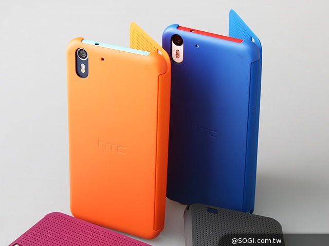 HTC Desire EYE與多彩Dot View保護殼 HTC-Desire-EYE-DotView-保护套