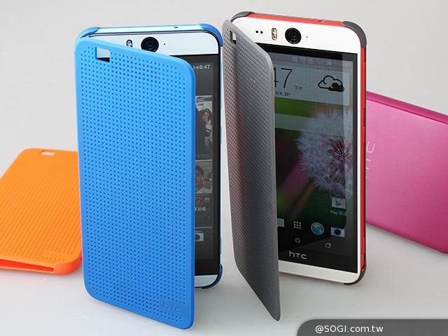 HTC Desire EYE與多彩Dot View保護殼 HTC-Desire-EYE-DotView-保护套