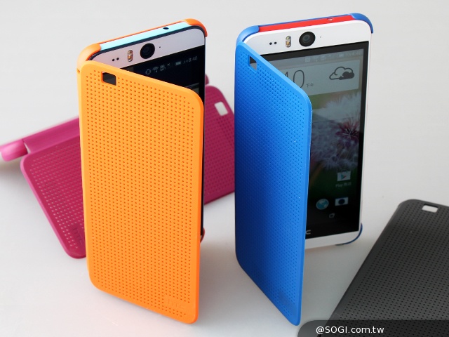 HTC Desire EYE與多彩Dot View保護殼 HTC-Desire-EYE-DotView-保护套