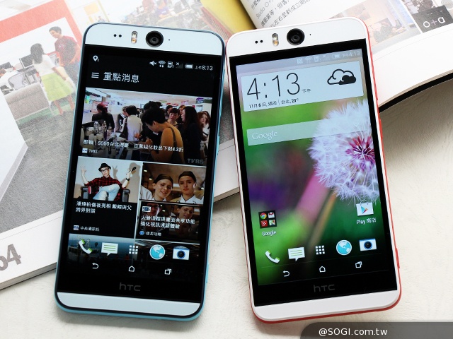 就是EYE漂亮!HTC Desire EYE珊瑚白、海灣藍雙色體驗 HTC-Desire-EYE-珊瑚白-海湾蓝
