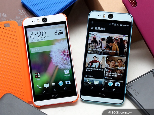 就是EYE漂亮!HTC Desire EYE珊瑚白、海灣藍雙色體驗 HTC-Desire-EYE-珊瑚白-海湾蓝